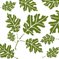 Image of Oak Leaves Camo Stencil