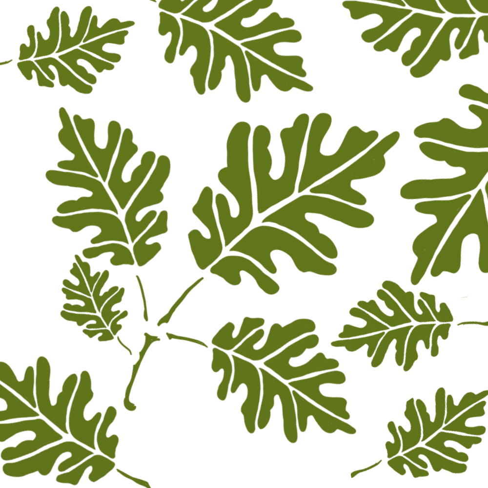 Oak Leaves Camo Stencil - Add Your Own Camo